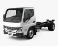 Mitsubishi Fuso Canter City Single Cab Low Roof Chassis Truck 2021 3d model