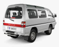 Mitsubishi Delica Star Wagon 4WD with HQ interior and engine 1993 3d model back view