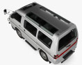 Mitsubishi Delica Star Wagon 4WD with HQ interior and engine 1993 3d model top view