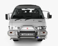Mitsubishi Delica Star Wagon 4WD with HQ interior and engine 1993 3d model front view