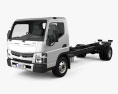 Mitsubishi Fuso Canter Wide Single Cab L3 Вантажівка шасі 2019 3D модель