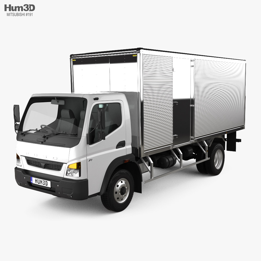 Mitsubishi Fuso FI Box Truck 2022 3D model