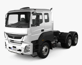 Mitsubishi Fuso TV 트랙터 트럭 2024 3D 모델 