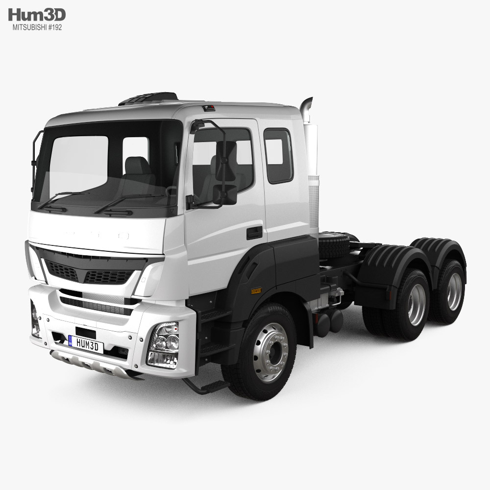 Mitsubishi Fuso TV Tractor Truck 2022 3d model