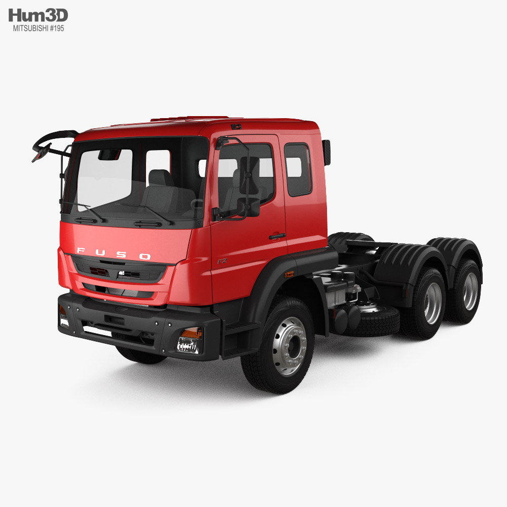 Mitsubishi Fuso FZ Tractor Truck 2022 3d model