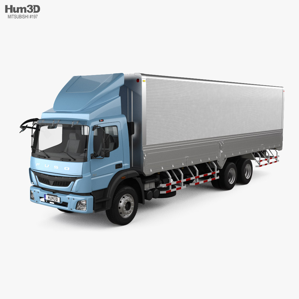 Mitsubishi Fuso FJ Box Truck 2022 3D model
