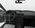 Mitsubishi Colt 3 puertas con interior 1991 Modelo 3D dashboard