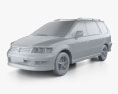 Mitsubishi Chariot Grandis 2000 3D-Modell clay render