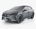 Mitsubishi Colt HEV 2024 3D модель wire render