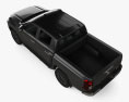 Mitsubishi Triton 双人驾驶室 GLS 2024 3D模型 顶视图