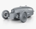 Morgan EV3 2020 3Dモデル clay render