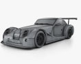 Morgan Aero 8 SuperSports GT3 2010 3D-Modell wire render