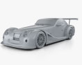 Morgan Aero 8 SuperSports GT3 2010 3D-Modell clay render