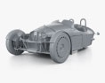 Morgan Super 3 2024 3d model clay render