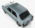 Morris 1100 (ADO16) 1962 3D 모델  top view