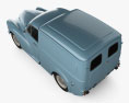 Morris Minor Van 1955 3D模型 顶视图