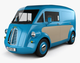 Morris JE Van 2019 3D model