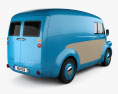 Morris JE Van 2019 3D модель back view