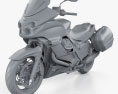 Moto Guzzi Norge GT 8V 2015 3D модель clay render