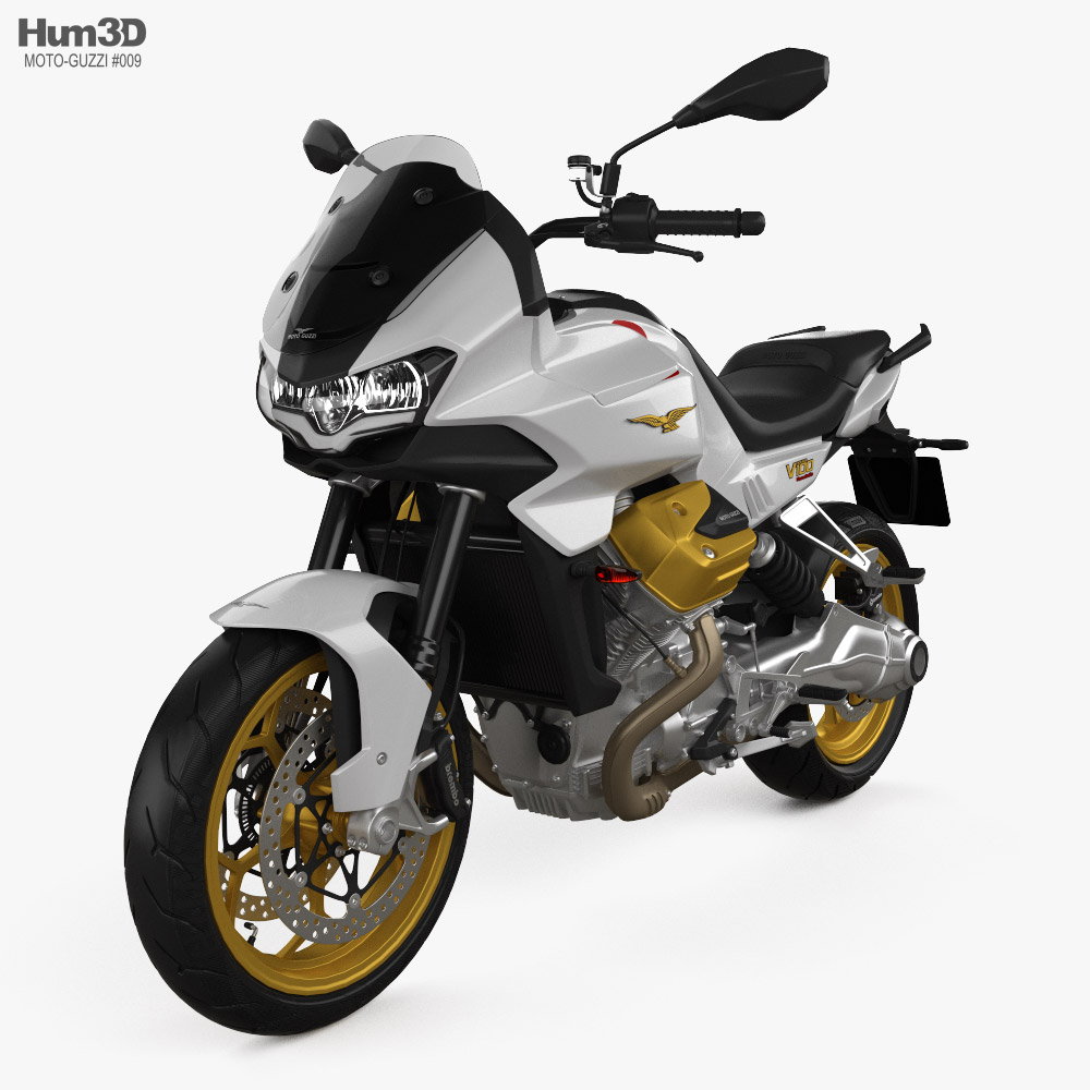 Moto-Guzzi V100 Mandello 2023 3Dモデル