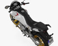 Moto-Guzzi V100 Mandello 2023 3d model top view