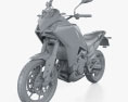 Moto Morini X Cape 650 2024 3d model clay render