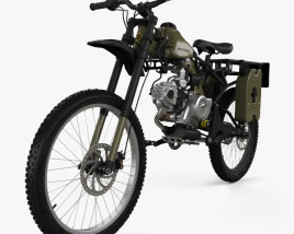 3D model of Motoped Survival Bike 2016