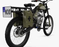 Motoped Survival Bike 2016 3Dモデル 後ろ姿