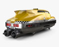 Fifth Element Taxi 1997 Modelo 3D vista trasera