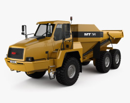 3D model of Moxy MT36 Dump Truck 2013