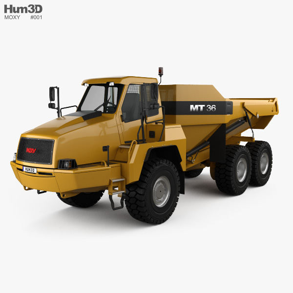 Moxy MT36 Dump Truck 2013 3D model