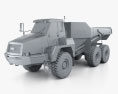Moxy MT36 Dump Truck 2013 3d model clay render