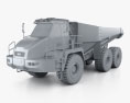 Moxy MT51 Dump Truck 2019 3d model clay render