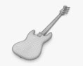 Fender 爵士贝司吉他 3D模型