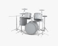 Schlagzeug 3D-Modell