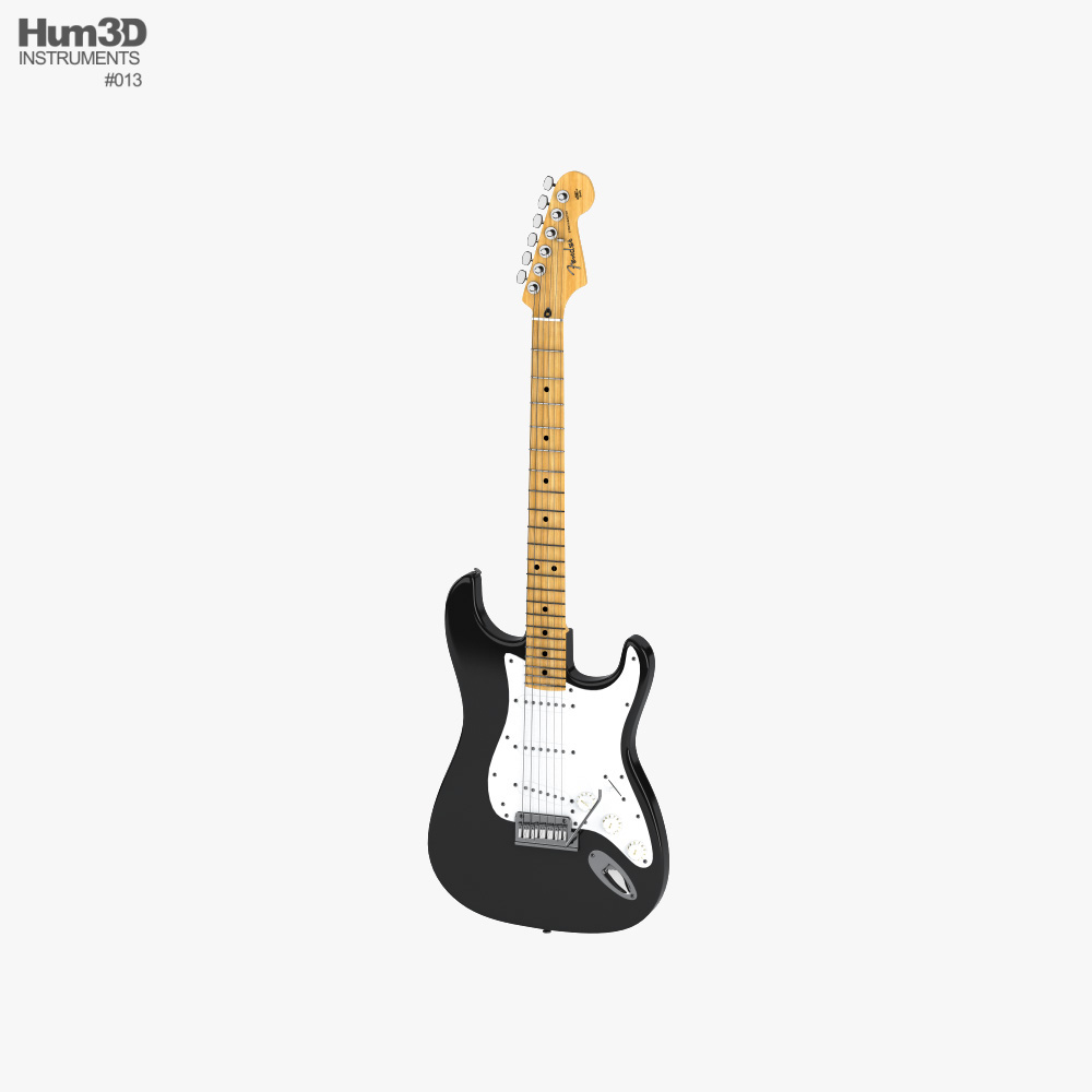 Fender Stratocaster Modèle 3D