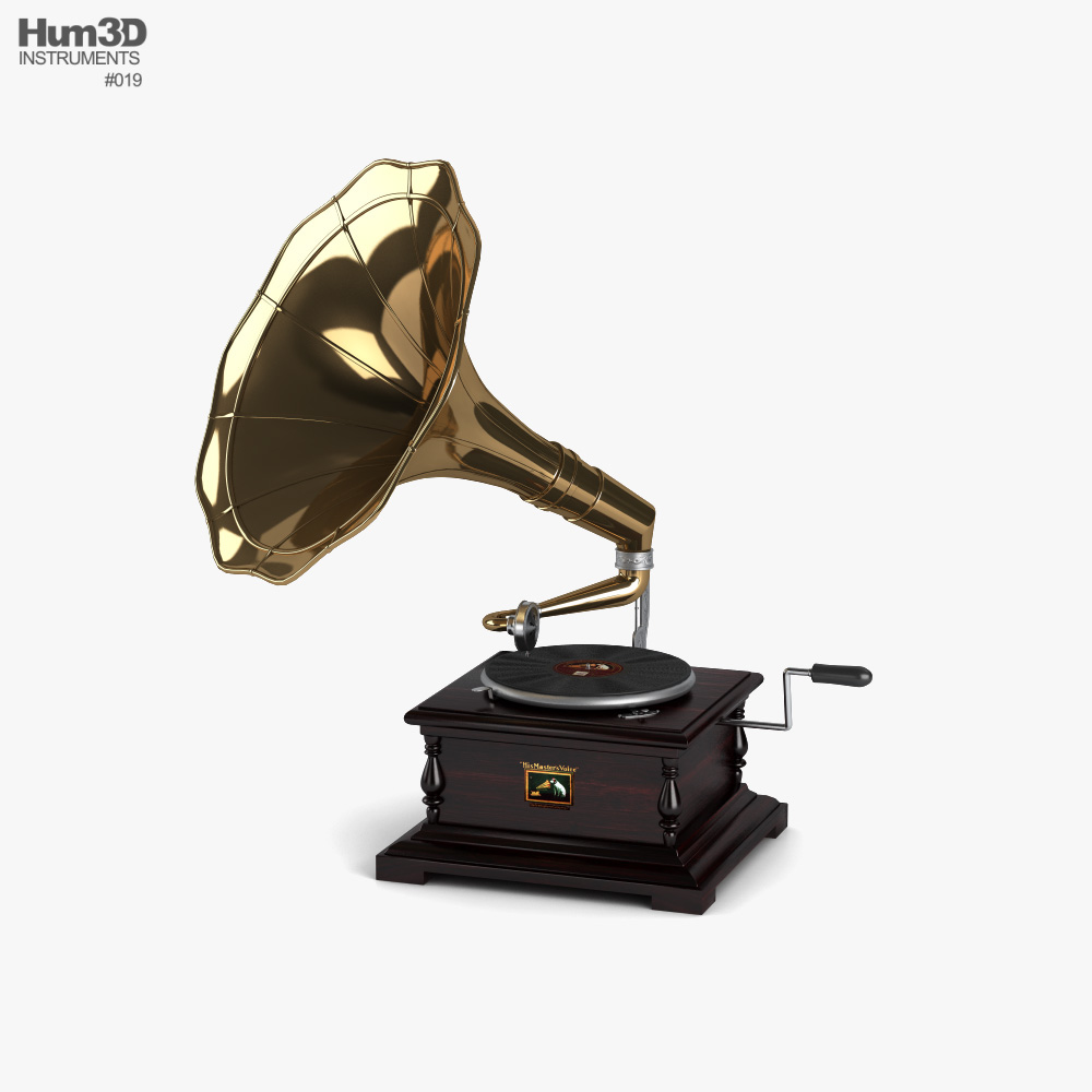 His Master's Voice Gramophone 3d model