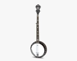 Banjo Modelo 3d