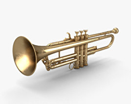 Louis Armstrong's Trumpet 3D model