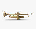 Louis Armstrong's Trumpet 3d model