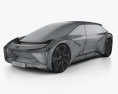 NIO EVE 2022 3D-Modell wire render