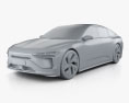 NIO ET Preview 2022 3D 모델  clay render