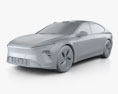 NIO ET7 2024 3D-Modell clay render