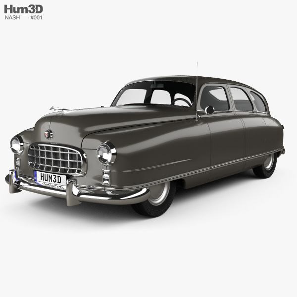 Nash Ambassador 1949 3D model