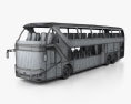 Neoplan Skyliner Автобус 2015 3D модель wire render
