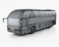 Neoplan Starliner N 516 SHD bus with HQ interior 1995 3d model wire render