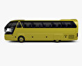 Neoplan Starliner N 516 SHD Автобус з детальним інтер'єром 1995 3D модель side view