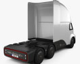 Neuron EV TORQ 트랙터 트럭 2023 3D 모델  back view