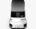 Neuron EV TORQ 트랙터 트럭 2023 3D 모델  front view