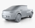Neuron EV T-One 2023 3D 모델  clay render